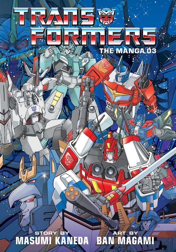 Front cover_Transformers: The Manga, Vol. 3