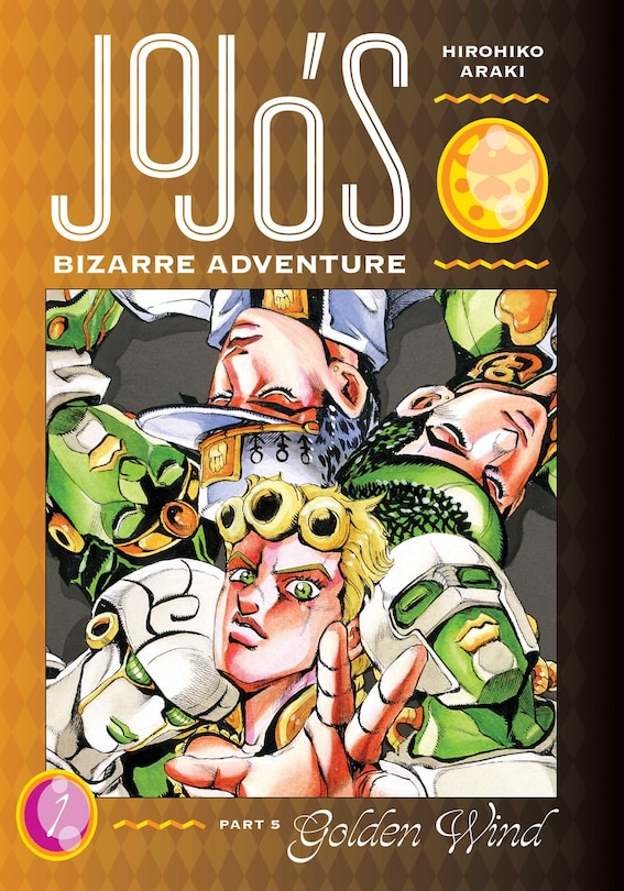 Front cover_JoJo's Bizarre Adventure: Part 5--Golden Wind, Vol. 1
