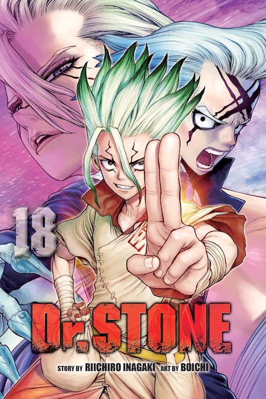 Front cover_Dr. Stone, Vol. 18
