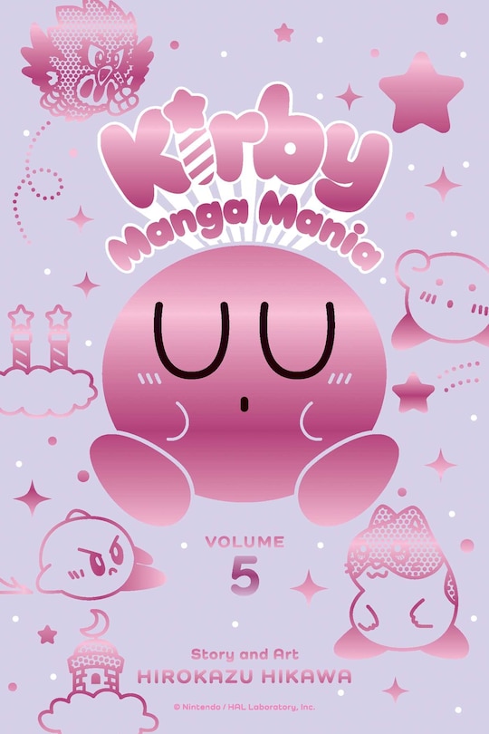 Front cover_Kirby Manga Mania, Vol. 5