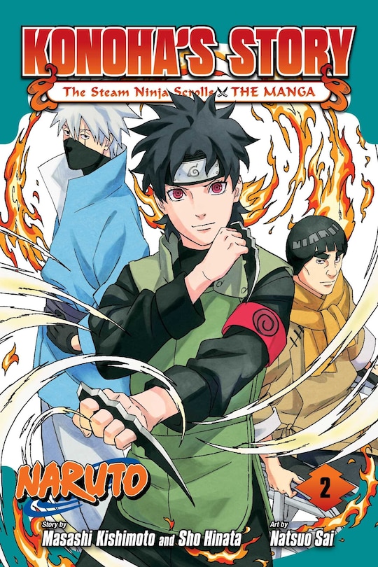 Front cover_Naruto: Konoha's Story—The Steam Ninja Scrolls: The Manga, Vol. 2