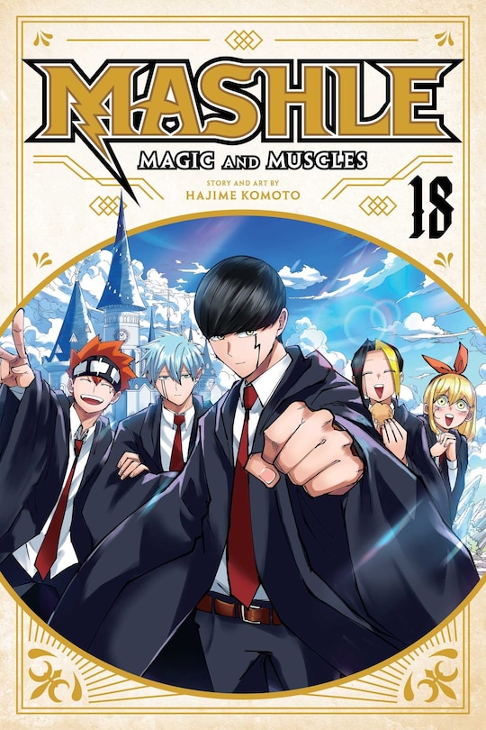 Front cover_Mashle: Magic and Muscles, Vol. 18