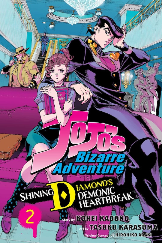 Front cover_JoJo's Bizarre Adventure: Shining Diamond's Demonic Heartbreak, Vol. 2