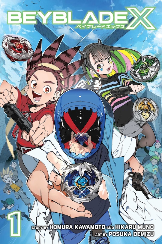 Front cover_Beyblade X, Vol. 1