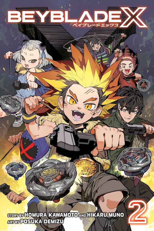 Front cover_Beyblade X, Vol. 2