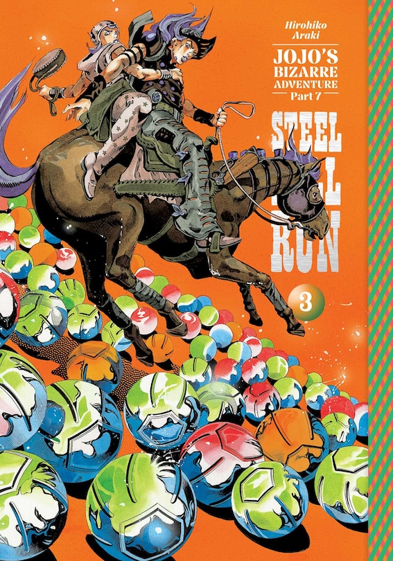 Front cover_JoJo's Bizarre Adventure: Part 7--Steel Ball Run, Vol. 3