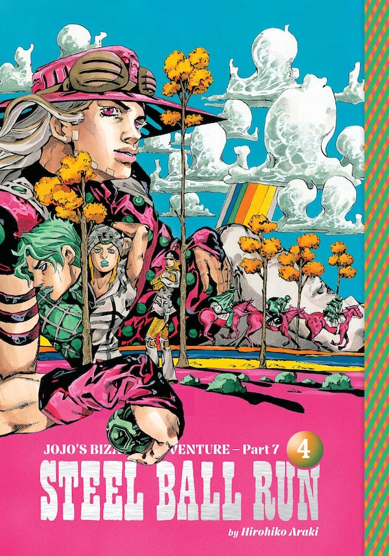Front cover_JoJo's Bizarre Adventure: Part 7--Steel Ball Run, Vol. 4