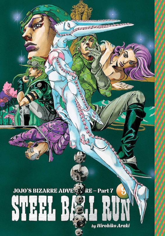 Front cover_JoJo's Bizarre Adventure: Part 7--Steel Ball Run, Vol. 9