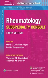 Front cover_Washington Manual Rheumatology Subspecialty Consult