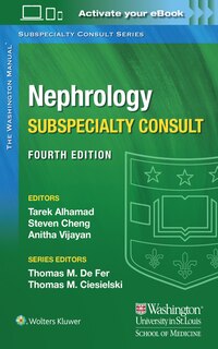 Front cover_Washington Manual Nephrology Subspecialty Consult