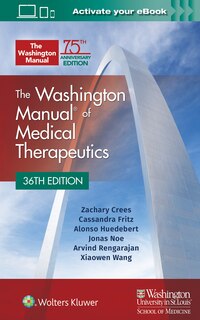 Couverture_Washington Manual Of Medical Therapeutics Spiral