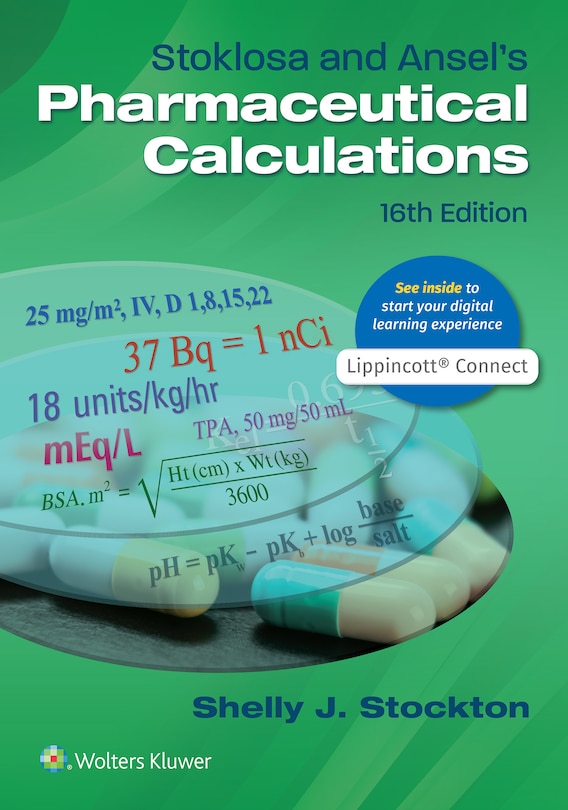 Couverture_Stoklosa and Ansel's Pharmaceutical Calculations