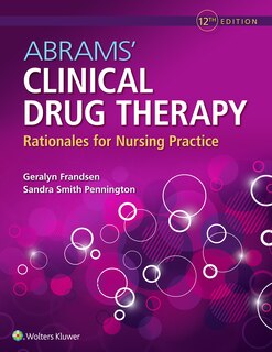 Front cover_Abrams' Clinical Drug Therapy