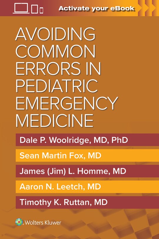 Front cover_Avoiding Common Errors In Pediatric Emergency Medicine
