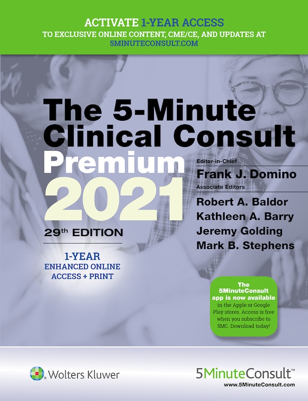 5-minute Clinical Consult 2021 Premium: 1-year Enhanced Online Access + Print