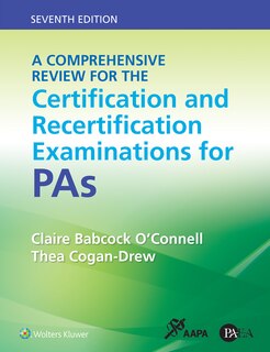 Front cover_A Comprehensive Review for the Certification and Recertification Examinations for PAs