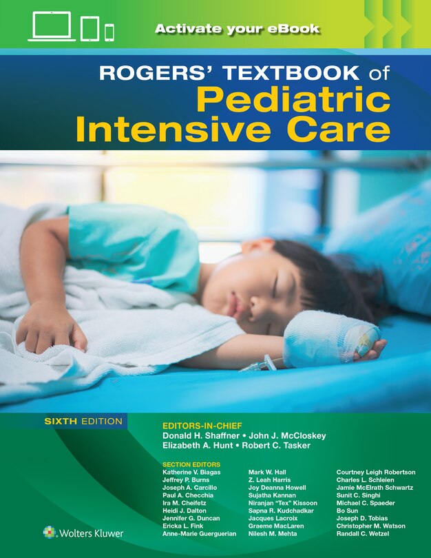 Front cover_Rogers' Textbook of Pediatric Intensive Care