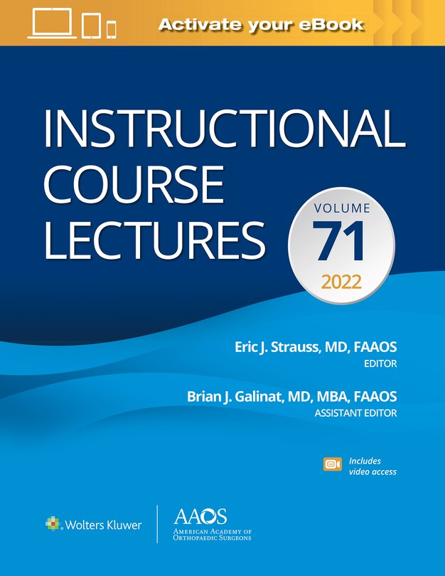 Couverture_Instructional Course Lectures