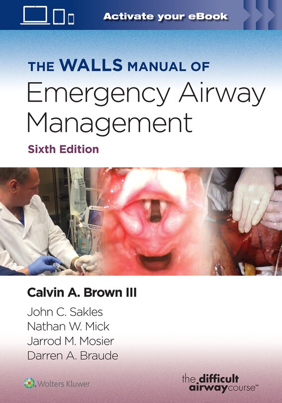 Couverture_The Walls Manual of Emergency Airway Management