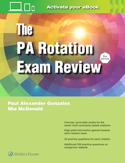 Front cover_The PA Rotation Exam Review