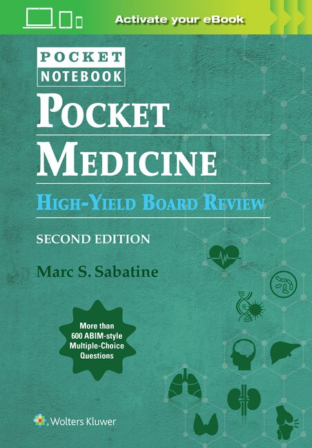 Front cover_Pocket Medicine High Yield Board Review