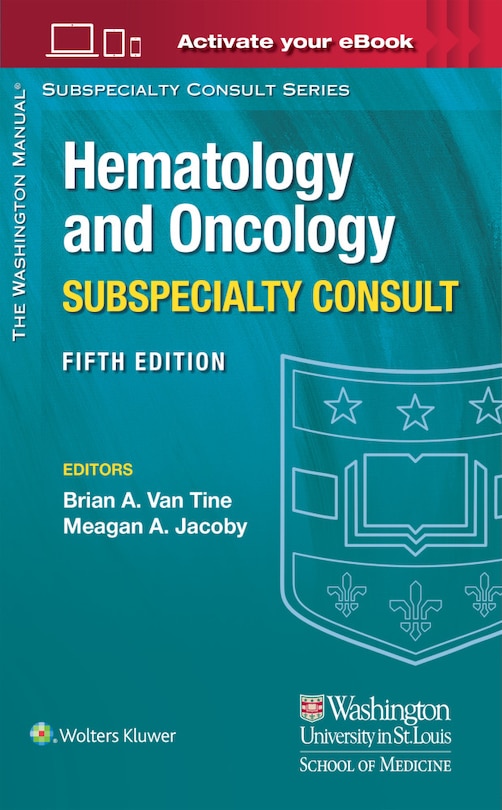 Front cover_The Washington Manual Hematology and Oncology Subspecialty Consult