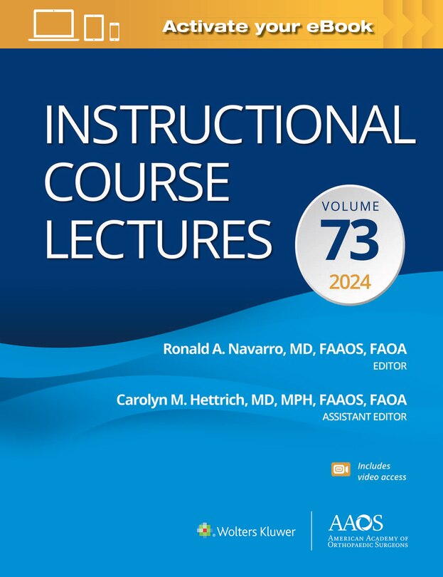 Front cover_Instructional Course Lectures