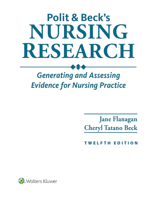 Front cover_Polit and Beck's Nursing Research
