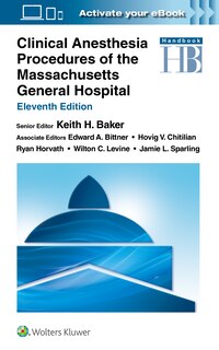 Front cover_Clinical Anesthesia Procedures of the Massachusetts General Hospital