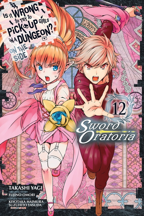 Front cover_Is It Wrong To Try To Pick Up Girls In A Dungeon? On The Side: Sword Oratoria, Vol. 12 (manga)