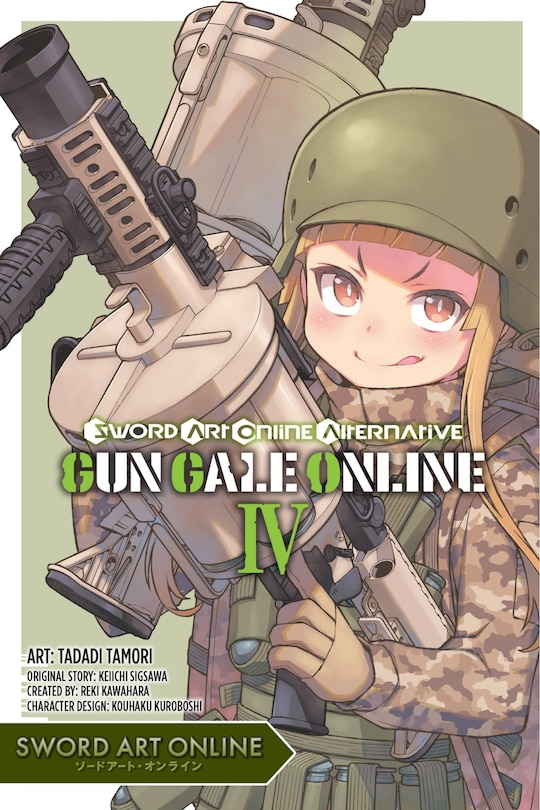 Couverture_Sword Art Online Alternative Gun Gale Online, Vol. 4 (manga)