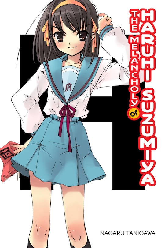 Front cover_The Melancholy of Haruhi Suzumiya (light novel)