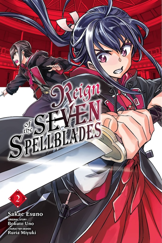 Front cover_Reign Of The Seven Spellblades, Vol. 2 (manga)