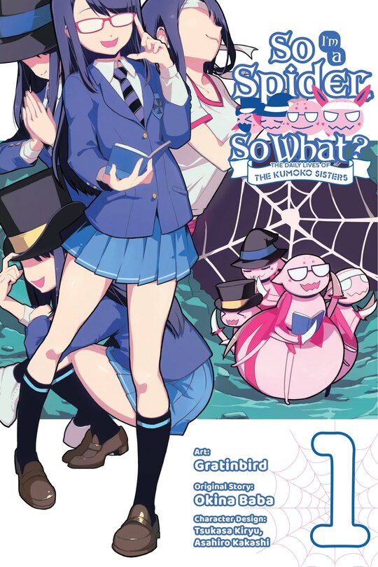 Front cover_So I'm A Spider, So What? The Daily Lives Of The Kumoko Sisters, Vol. 1