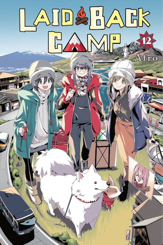 Front cover_Laid-back Camp, Vol. 12