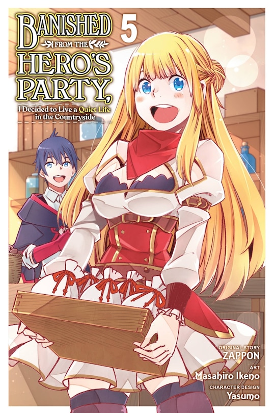 Couverture_Banished from the Hero's Party, I Decided to Live a Quiet Life in the Countryside, Vol. 5 (manga)