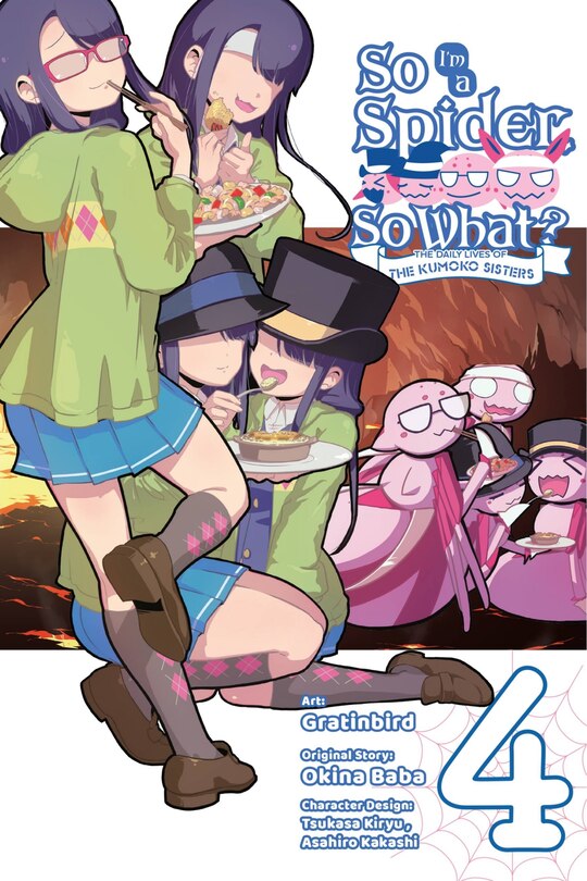 Front cover_So I'm A Spider, So What? The Daily Lives Of The Kumoko Sisters, Vol. 4