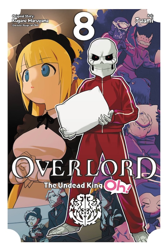 Front cover_Overlord: The Undead King Oh!, Vol. 8