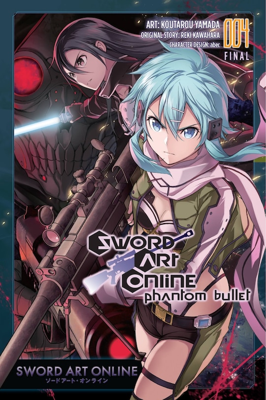 Front cover_Sword Art Online: Phantom Bullet, Vol. 4 (manga)
