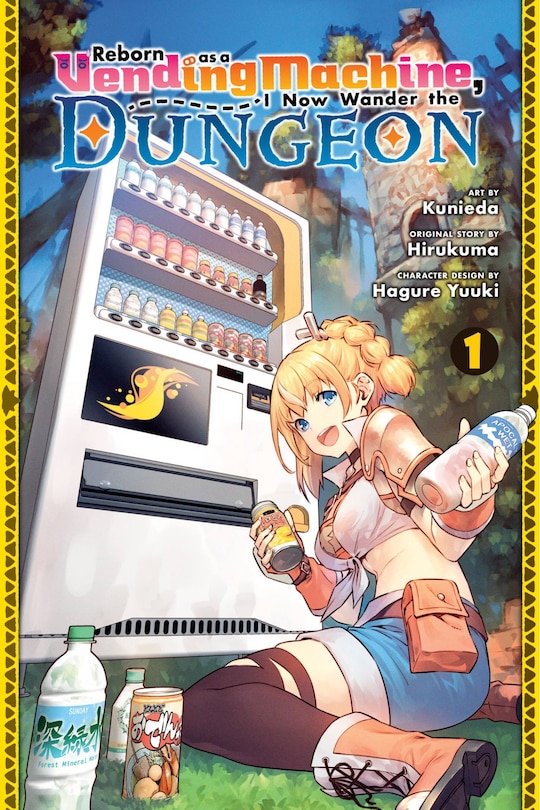 Front cover_Reborn as a Vending Machine, I Now Wander the Dungeon, Vol. 1 (manga)