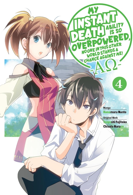 Front cover_My Instant Death Ability Is So Overpowered, No One in This Other World Stands a Chance Against Me! —AO—, Vol. 4 (manga)