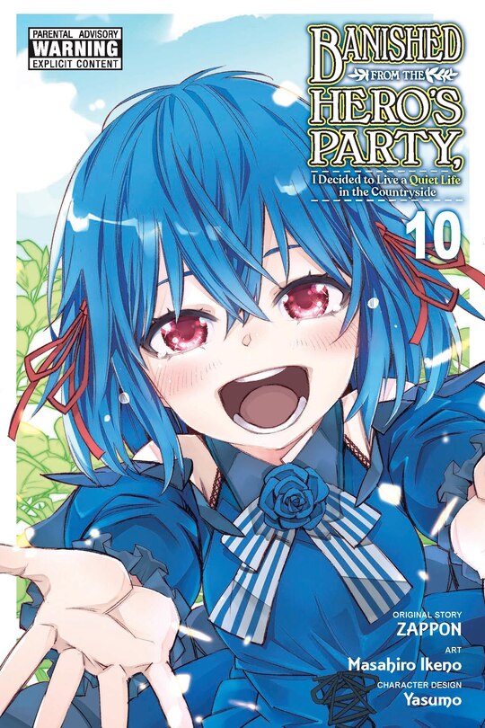 Front cover_Banished from the Hero's Party, I Decided to Live a Quiet Life in the Countryside, Vol. 10 (manga)