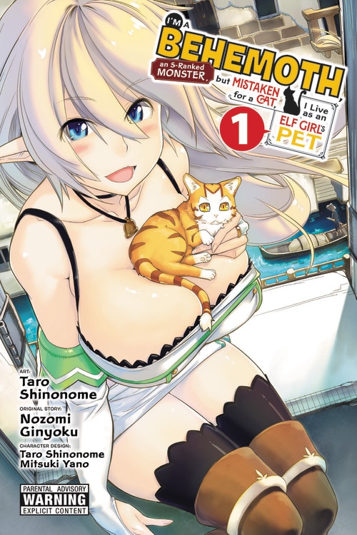 Front cover_I'm A Behemoth, An S-ranked Monster, But Mistaken For A Cat, I Live As An Elf Girl's Pet, Vol. 1 (manga)