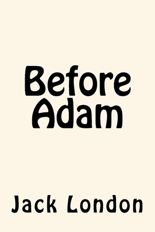 Front cover_Before Adam
