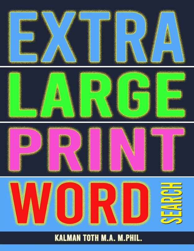 Front cover_Extra Large Print Word Search