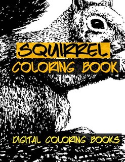 Front cover_Squirrel Coloring Book