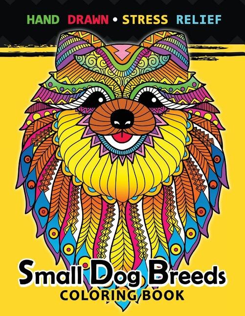 Front cover_Small Dog Breeds Coloring Book