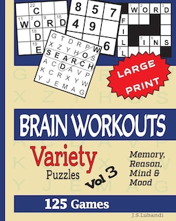 Couverture_Brain Workouts (Variety) Puzzles Vol 3