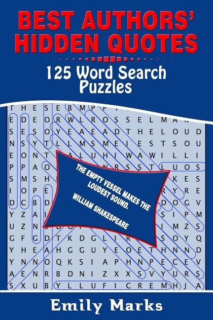 Couverture_Best Authors' Hidden Quotes - 125 Word Search Puzzles