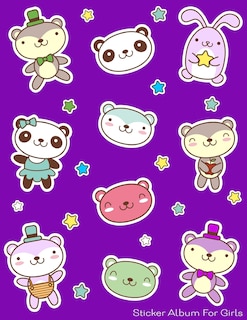 Front cover_Sticker Album For Girls